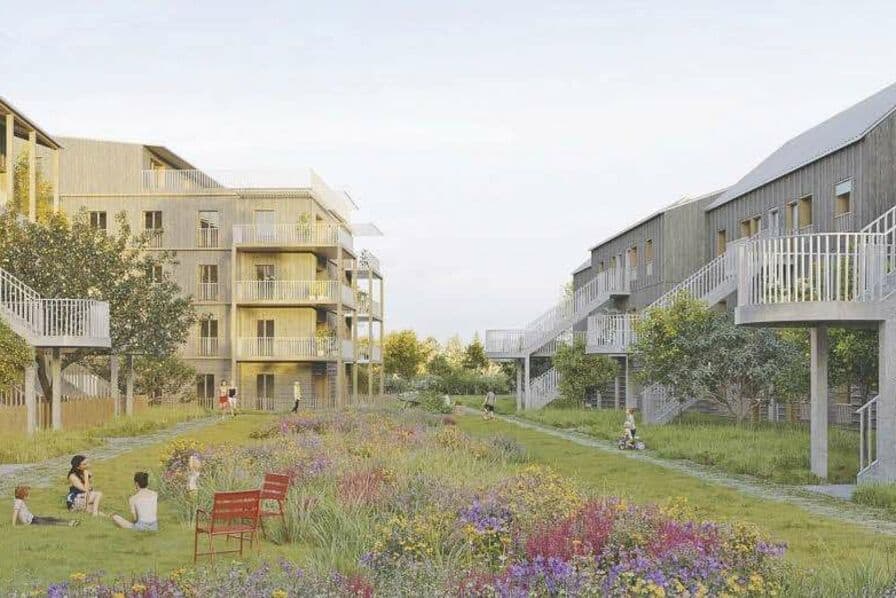 ecoquartier de bongraine à aytré